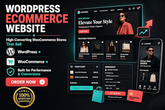 build worpress ecommerce website, redesign woocommerce store
