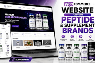 peptide woocommerce peptide website supplement website peptide ecommerce