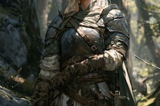 fantasy dnd character illustration
