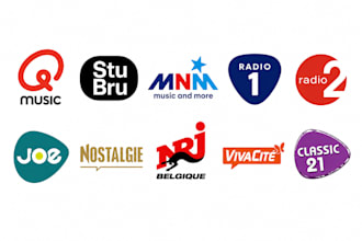expand your music reach across top belgium radio stations