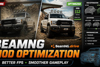 optimize beamng mods for smooth gameplay and better fps performance