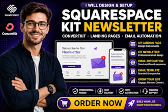 setup convertkit newsletter kit landing page convertkit email sequence expert