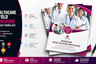 design a professional medical, healthcare, clinic or hospital brochure