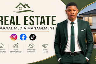 manage social media for real estate agents and realtor businesses
