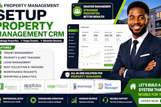 setup property management buildium appfolio sage intacct doorloop rent manager