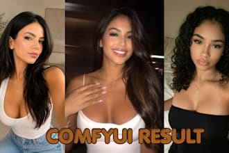 do ai influencer ai model flux sdxl krea2 lora comfyui workflow for fanvue