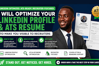 optimize your linkedin profile and ats resume for recruiters