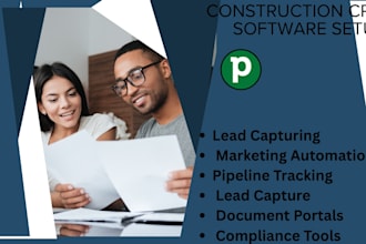 setup construction CRM buildops knowify buildertrend jobnimbus jobber procore