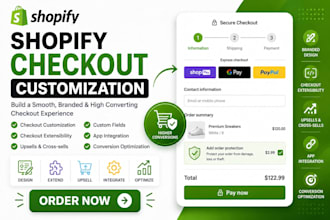 customize shopify checkout with extensibility, upsells, apps and conversion