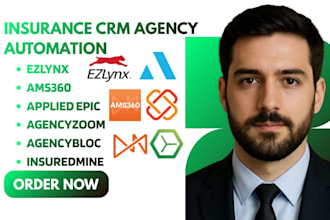 setup insuredmine ezlynx agencyzoom ams360 agencybloc insurance CRM automation
