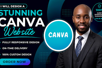 canva website design canva landing page canva website canva