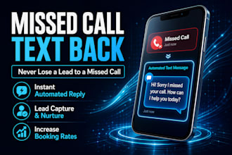 set up gohighlevel missed call text back automation