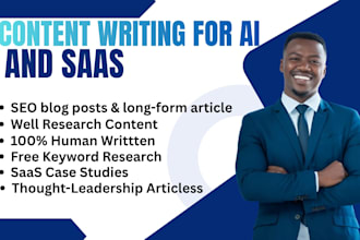 write SEO content for b2b saas and ai companies to boost organic traffic