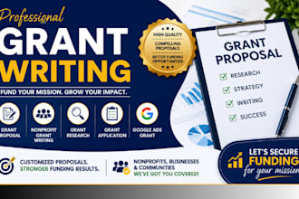 write grant proposals, nonprofit grants