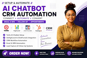 twilio ai chatbot gohighlevel integration clickfunnels crm email sms automation