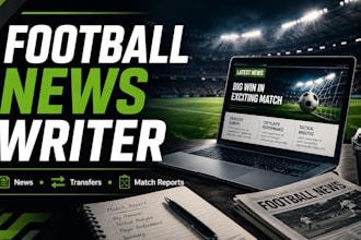 write engaging football and sports news articles