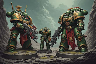 paint your warhammer 40k miniatures