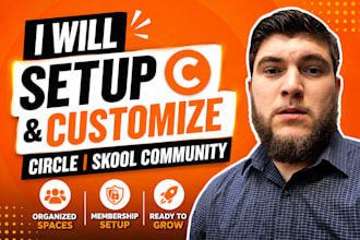 setup and customize circle so, skool community, circle so space and membership