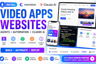install remotion claude ai video apps websites agents automation claude ai agent