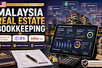 do malaysia real estate bookkeeping using oracle fusion, ifs and infor erp