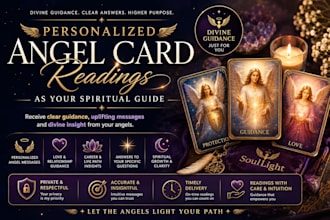 create personalized angel card readings as your spiritual guide