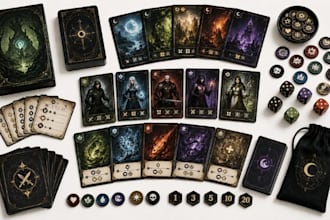 design card game mechanics tabletop game cards box rulebook tarot board game