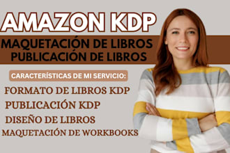 maquetación de libros, diseño interior, tapa blanda, ebook, KDP e ingramspark