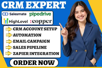 setup copper crm salesmate pipedrive automation gohighlevel whatsapp integration