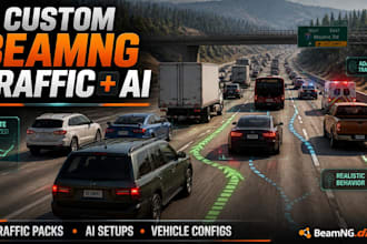 create custom beamng traffic packs and ai vehicle setups