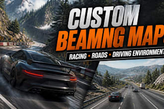 build realistic beamng racing maps and driving environments