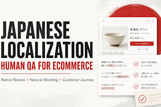 localize and human review your japanese ecommerce content