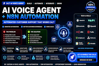 ai voice agent n8n automation retell ai  elevenlabs twilio call automation