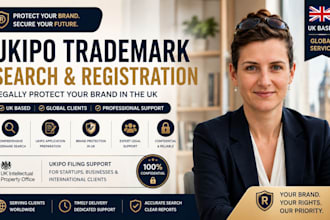 legally do ukipo trademark search and registration for brand protection in UK