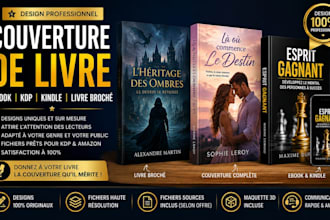 créer une couverture de livre professionnelle pour ebook et KDP