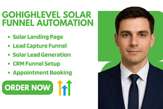 build gohighlevel solar funnel landing page lead generation appointment system