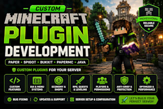 code custom minecraft plugin papermc spigot bukkit java server skript addons
