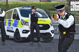 develop fivepd, lspdfr and nopixel inspired police rp server for fivem
