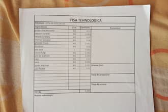 create professional restaurant menus and food cost sheets