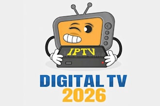 do a professional iptv logo for your app or website