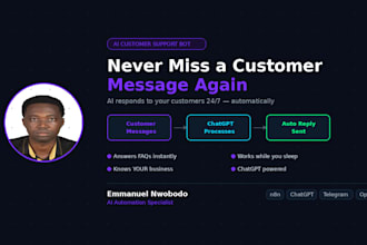 build an ai powered customer support bot for your business using chatgpt