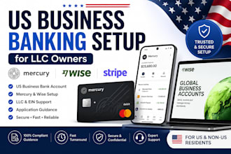usa bank creation business bank for llc owner mercury wise USA proof of address