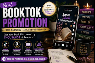 boost book sales with booktok promotion ebook marketing and book promotion