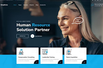 build squarespace executive recruiter website talent acquisition website