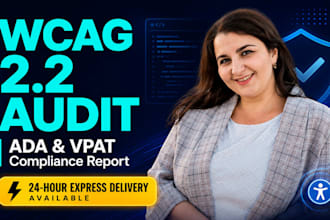 do website accessibility audit ada compliance wcag 2 2 vpat report