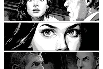 comic book illustration, comic artist or webtoon cover