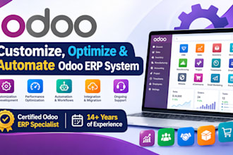 fully customize optimize and automate your odoo erp system