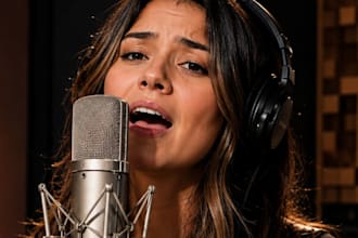 record backing vocals harmonies hook and toplines for your song