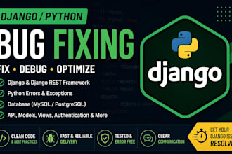 fix python django bugs and backend issues