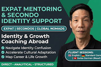 provide identity and confidence coaching for expats and secondos