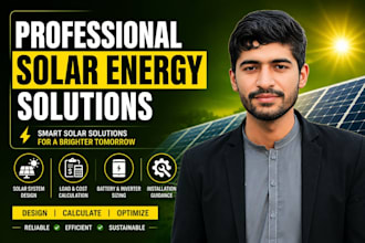 calculate solar panel, battery, and inverter sizing